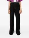 Kolor Side-stripe Drawstring Trousers In Black