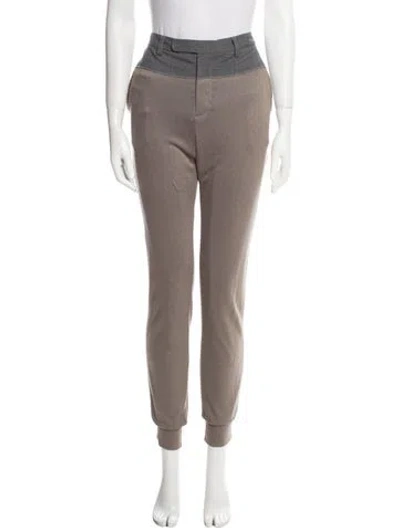 Pre-owned Kolor Skinny Leg Pants In Neutral
