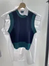 Kolor Splicing Blouse In Black