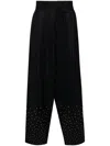 Kolor Stud-embellishment Wool Trousers In Blue