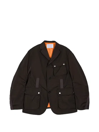 Kolor Tape-detailed Jacket In 褐色