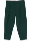 Kolor Tapered Trousers In Green
