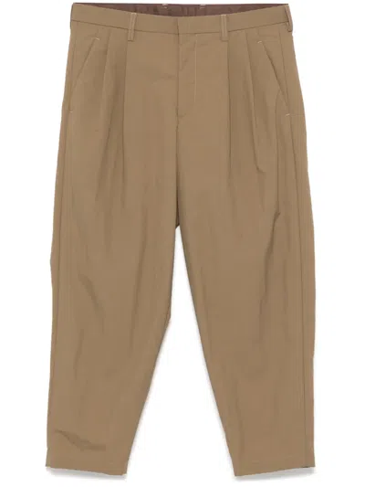 Kolor Tapered Trousers In Neutrals