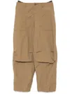 Kolor Tapered Trousers In Neutrals