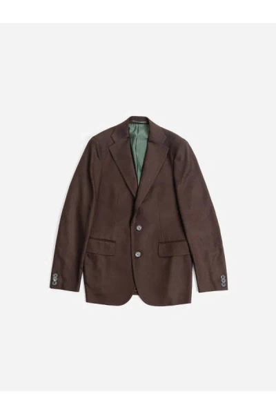 Kolor Wool Blazer In Brown