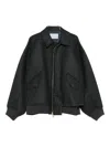 Kolor Zip-up Flap-pocket Jacket In Black