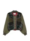 Kolor Zip-up Jacket In Black