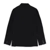 Komakino Folded Tailored Black Jacket In Black