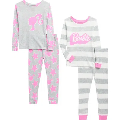 Komar Kids' Assorted 2-pack Print Fitted Two-piece Pajamas In Green
