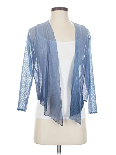 Pre-owned Komarov Cardigan Sweater In Blue