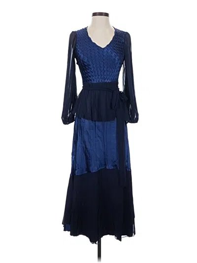 Pre-owned Komarov Casual Dress In Blue