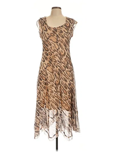 Pre-owned Komarov Cocktail Dress In Brown