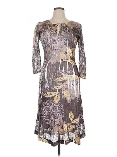 Pre-owned Komarov Cocktail Dress In Gray