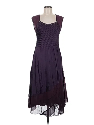 Pre-owned Komarov Cocktail Dress In Purple