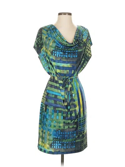 Pre-owned Komarov Cocktail Dress In Teal
