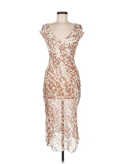 Pre-owned Komarov Cocktail Dress In White