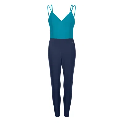 Komi Studios Women's Blue The Westbourne Colour Block One Piece