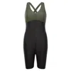 Komi Studios Women's Green / Grey The Chiltern Colour Block Cycling Suit In Green/grey