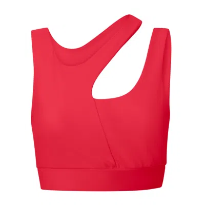 Komi Studios Women's Pink / Purple The Maddox Sports Bra In Crimson In Pink/purple