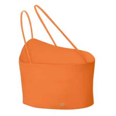Komi Studios Women's Yellow / Orange The Bella Asymmetric Bra In Mars In Yellow/orange