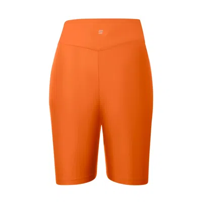 Komi Studios Women's Yellow / Orange The Hoxton Cycling Shorts In Mars In Yellow/orange