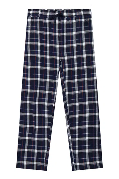 Komodo Blue Jim Jam - Womens Gots Organic Cotton Pyjama Bottoms Dark Navy