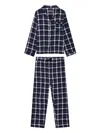 Komodo Blue Jim Jam - Womens Gots Organic Cotton Pyjama Set Dark Navy In Blue