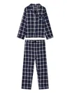Komodo Blue Jim Jam - Womens Gots Organic Cotton Pyjama Set Dark Navy In Blue
