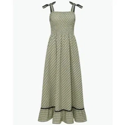 Komodo Hoya Dress Summer Check In Green