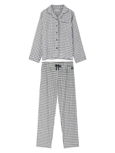 Komodo Jim Jam Womens - Gots Organic Cotton Pyjama Set White