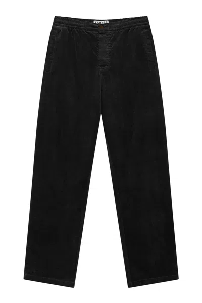Komodo Men's Andro - Organic Cotton Cord Trouser Black