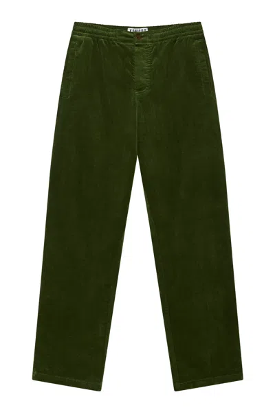 Komodo Men's Andro - Organic Cotton Cord Trouser Pine Green