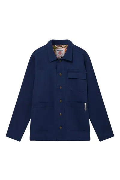 Komodo Men's Blue Landon - Organic Cotton Jacket Navy