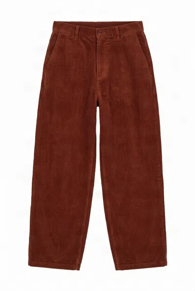 Komodo Men's Brown Wayne Organic Cotton Cord Trousers - Chestnut In Multi