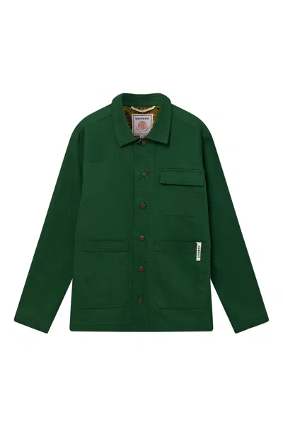 Komodo Men's Landon - Organic Cotton Jacket Forest Green