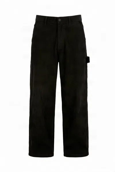 Komodo Men's Theo Organic Cotton Carpenter Trouser - Black In Green