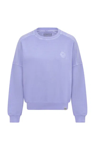 Komodo Pink / Purple Dawn Sweater Gots Organic Cotton - Lavender In Pink/purple