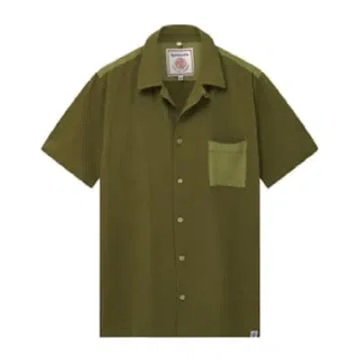 Komodo Spindrift Shirt Green Patchwork