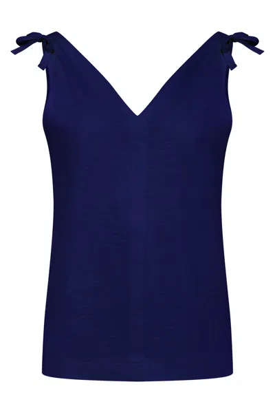 Komodo Women's Blue Celia - Gots Organic Cotton Vest Navy