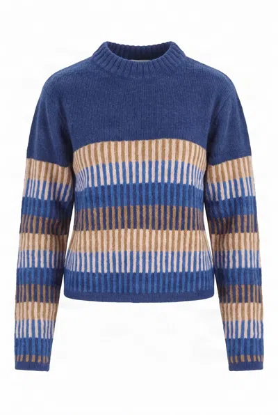 Komodo Women's Blue Chloe Lambswool Jumper - Navy