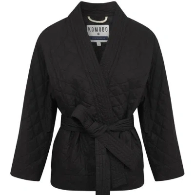 Komodo Women's Kishi Organic Cotton Quilted Jacket - Black