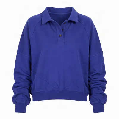 Komodo Women's Rugs Organic Cotton Sweatshirt - Blue