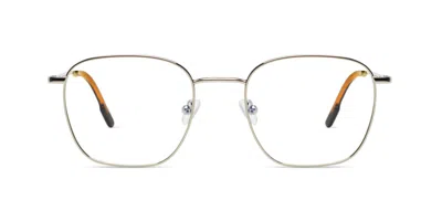 Komono Adam O1812 Men's Glasses Silver Size 53 - Free Lenses - Blue Light Block Available