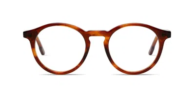 Komono Archie O7452 Men's Glasses Brown Size 52 - Free Lenses - Blue Light Block Available