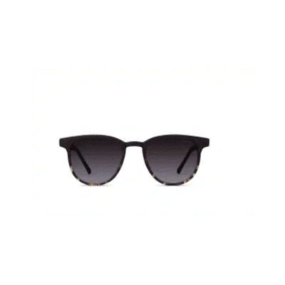 Komono Black Tortoise Francis Matte Sunglasses