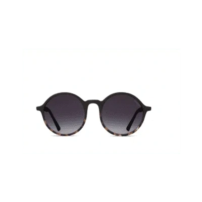 Komono Black Tortoise Madison Matte Sunglasses