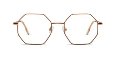 Komono Janet Slims O2576 Women's Glasses Gold Size 48 - Free Lenses - Blue Light Block Available