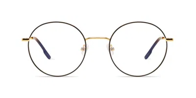 Komono Jude O2211 Women's Glasses Black Size 53 - Free Lenses - Blue Light Block Available