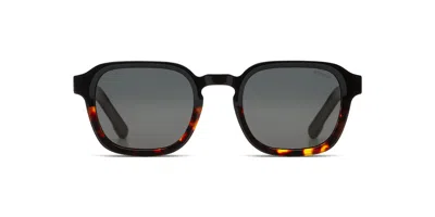 Komono Knox Polarized S10875 Men's Sunglasses Tortoiseshell Size 51 In Brown