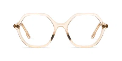 Komono Lara O1430 Women's Glasses Yellow Size 52 - Free Lenses - Blue Light Block Available